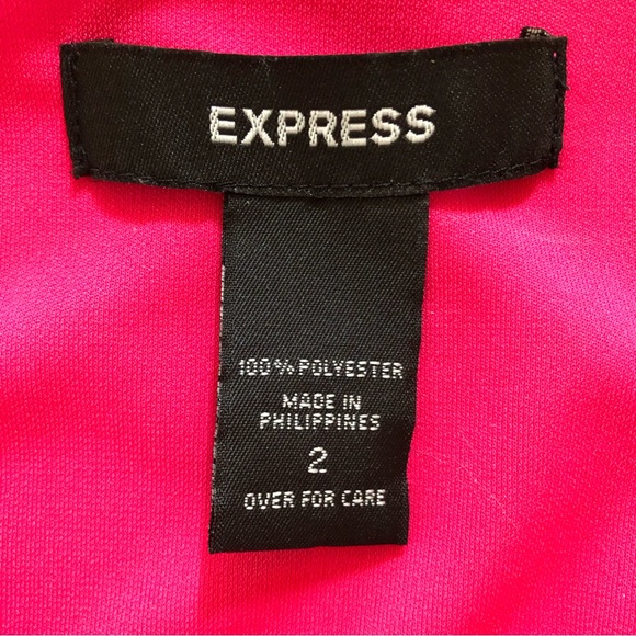 Express Sleeveless Asymmetrical Pink Dress - Picture 5 of 8